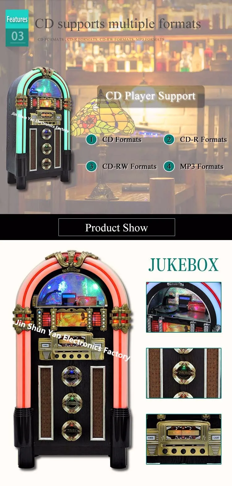 Retro Wurlitzer Jukebox Standing Digital Cd Player Bt Usb Sdjukebox Buy Wurlitzer Jukebox Retro Product On Alibaba Com