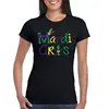 Best Saling Wholesale Glitter Transfers Mardi Gras Heat Transfer Design for Clothing