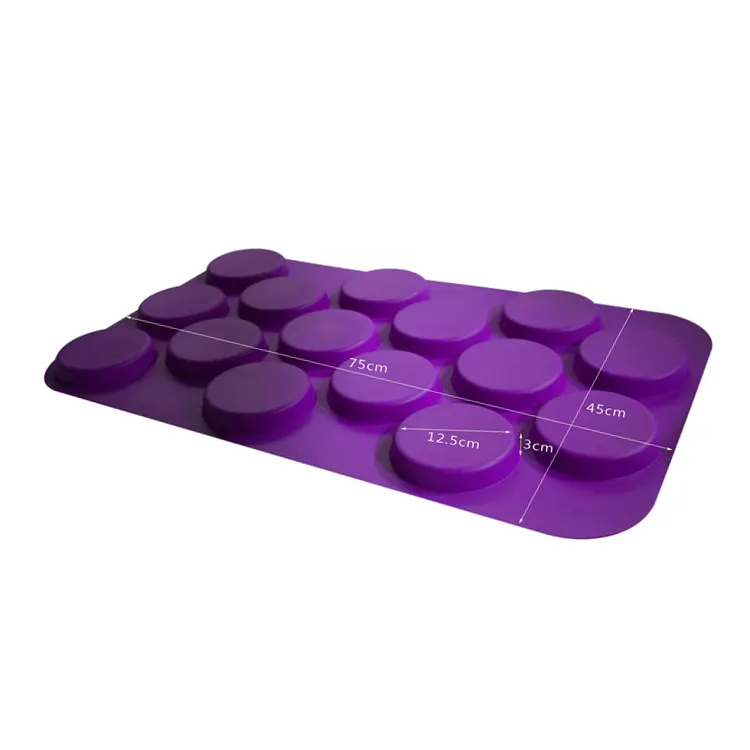 45*75cm Big Customization Large Silicone Molds 15 Cavity Round New Silicone Molds Custom For