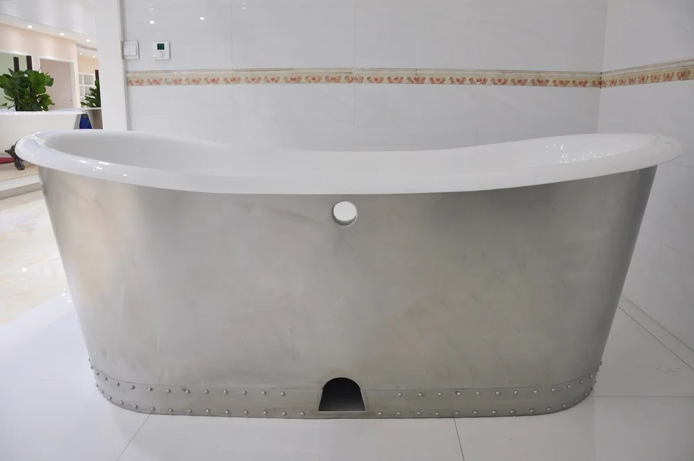 72" Freestanding Bathroom Cast Iron Bathtub Nh10222/ Elegant Large