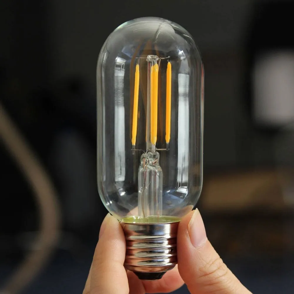 t45 e27 filament bulbs 230v vintage edison lighti
