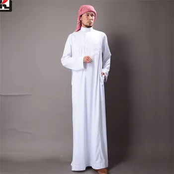 2017 Oem Islamic Clothing White Color Men Arab Thobe From China Factory ...