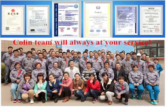 colin team and certificates