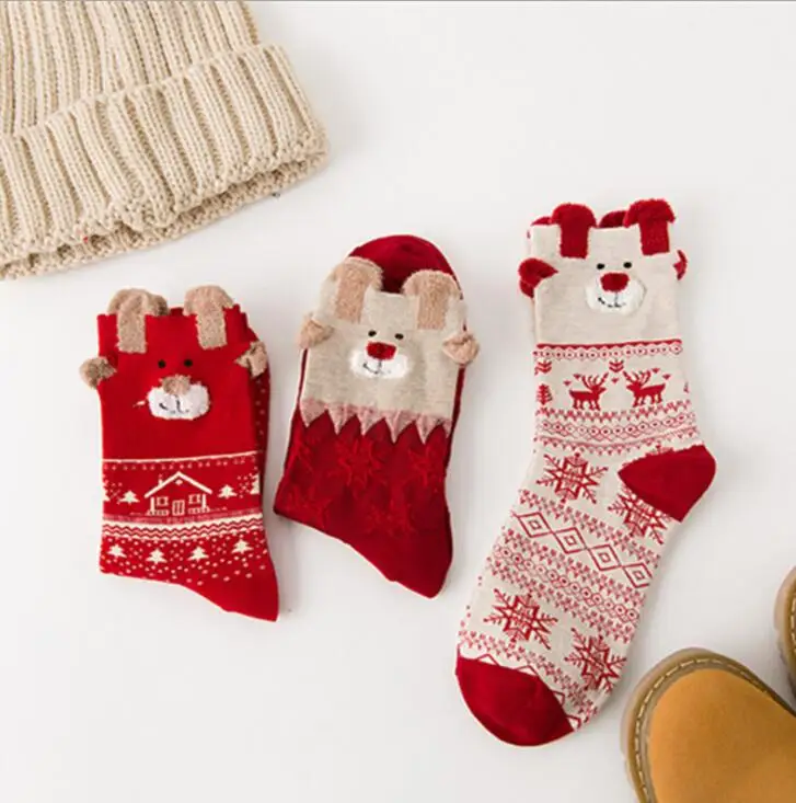 girls christmas socks