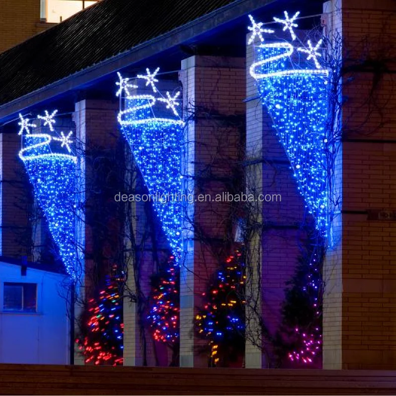 Christmas Street Star Decorative Pole Mounted Motif Light Christmas