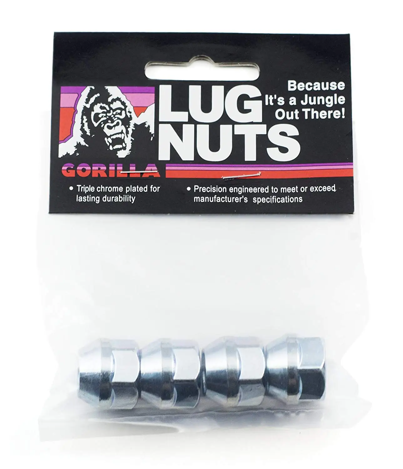 Gorilla Automotive 73087 Standard Mag Open End Lug Nuts 1//2 Thread Size