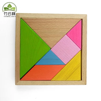 tangram de madera