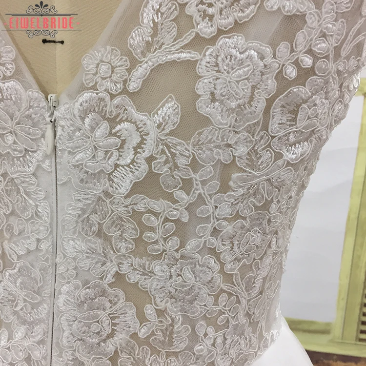 Expensive Beautiful Bridal Dress Lace Open Back Ladies Wedding Dress