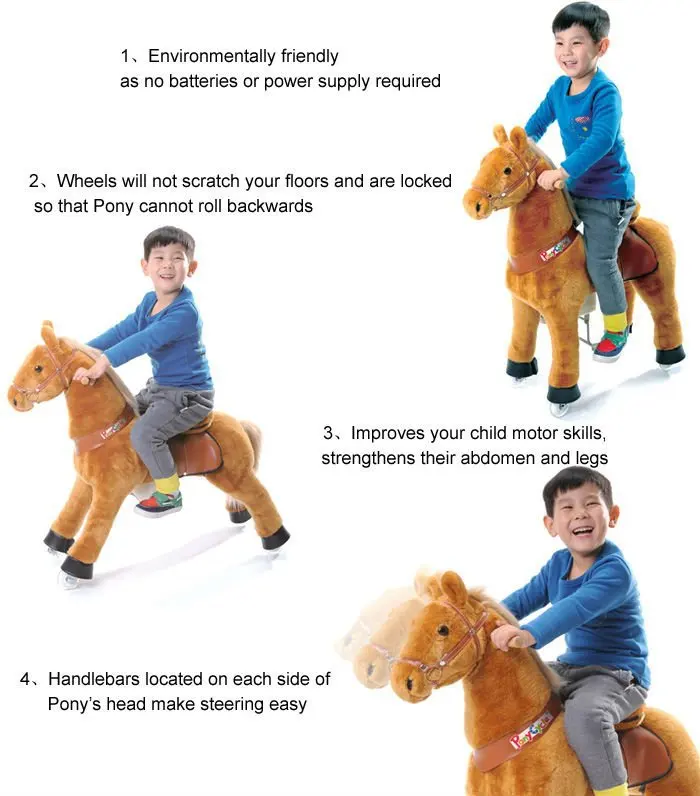 adult ride on horse toy