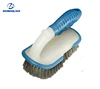 Large Handle Stainless steel wire bristle Plastic Household Clothes Washing Brush Cleaning Floor Brush