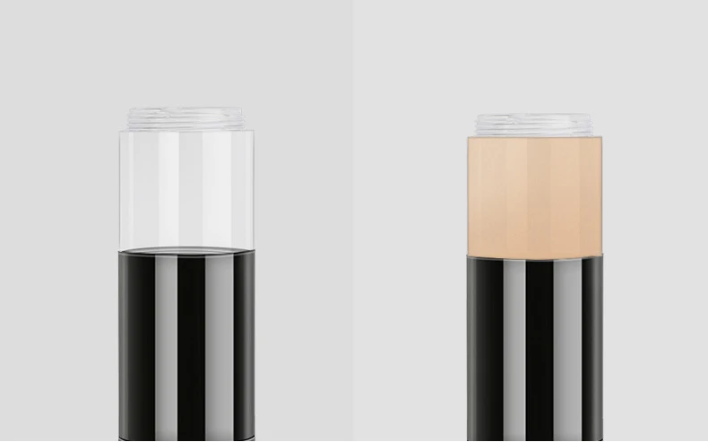 Sunscreen Cosmetic Beauty Dispensing Refillable Powder Brush Container