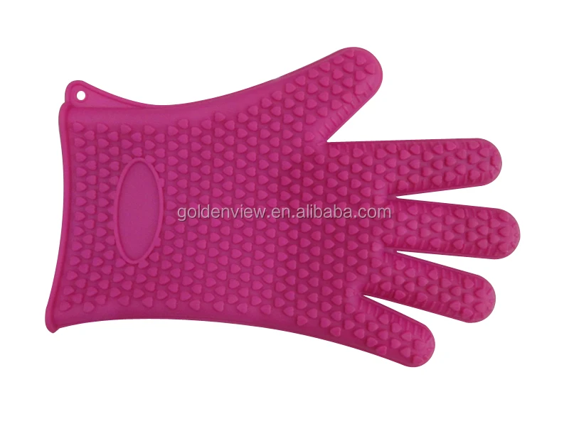 Large Red Silicone Bbq Glove Rubber Oven Mitts Buy Glove,Silicon