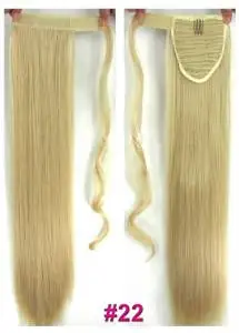 Buy Smile 22inch Straight Velcro Ponytail Clip In Hair Extensions