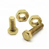 Solid brass bolt and nut set nut M5 M6 M8 hexagonal bolt assembly