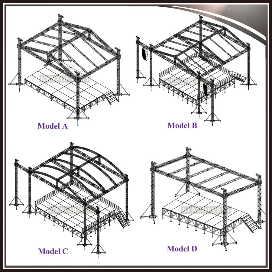 400x400mm spigot beam truss 290mm truss pillar with lift tower