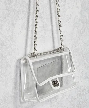 clear shoulder bag mens