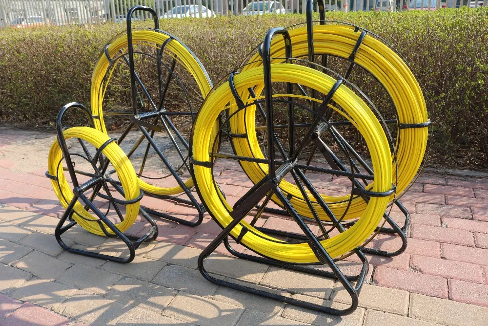 50m*350m Fiberglass Duct Rod Push Pull Rod With Reel - Buy Solid