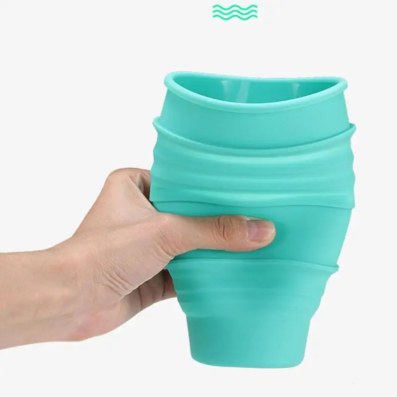 Free Collapsible Reusable Folding Coffee Mug Travel Camping Foldable ...