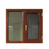 Simple design villa inward swing casement window design with metal mosquito net