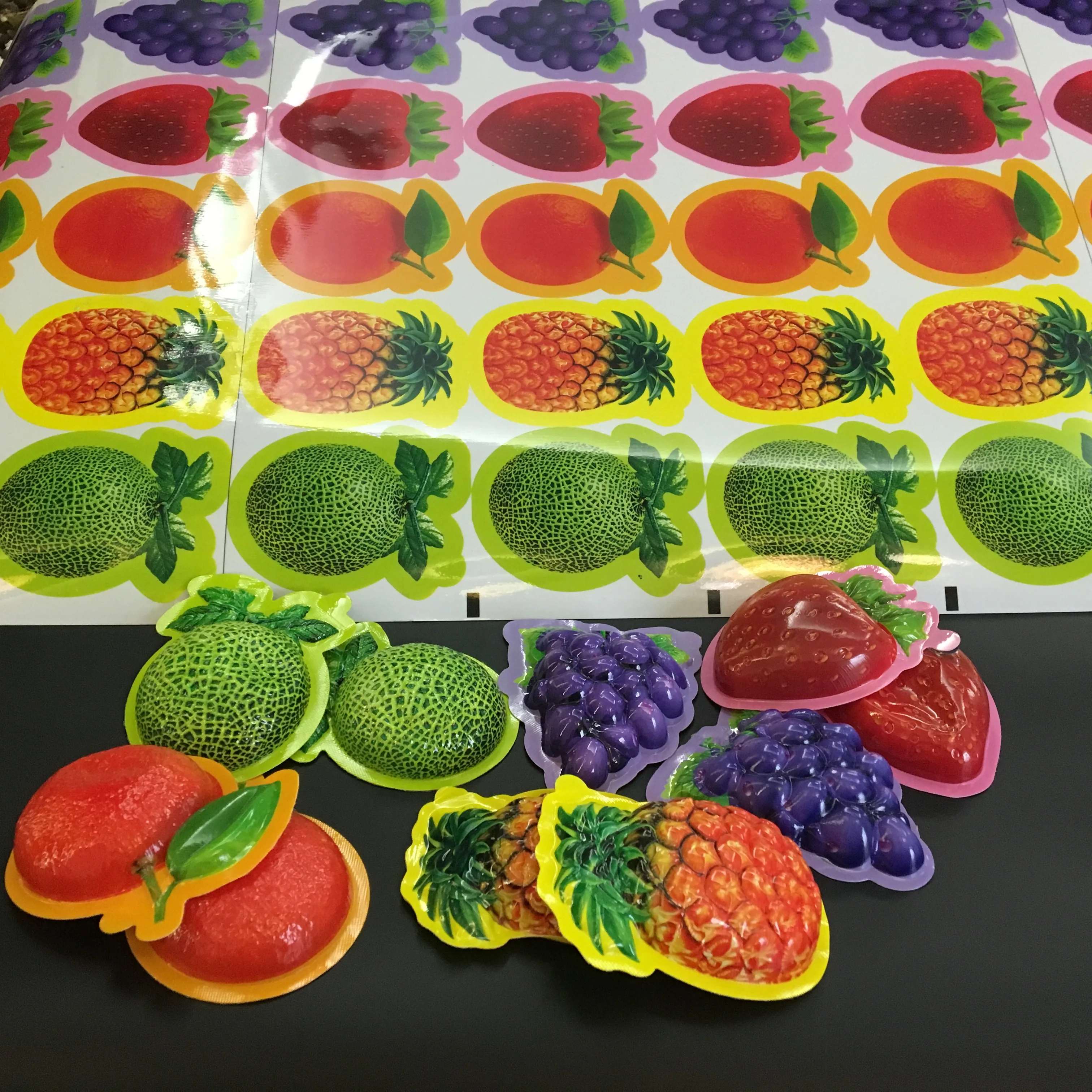 The Plastic Packaging With Fruit Shape For The Candy - Buy Plastic ...