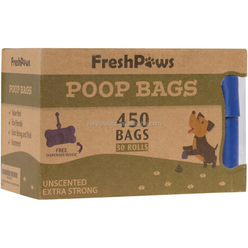 30 Rolls Unscented Dog Poop Bags With Bag Dispenser Buy Poop Bags