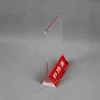 logo printed restaurant used acrylic material table tent menu holder