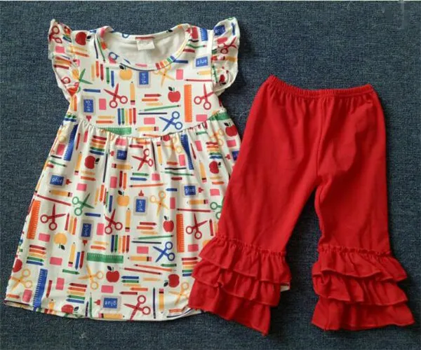 Bulk Sale Little Girls Back To School Boutique Outfits Summer Smocked