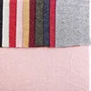 Pink thin hacci poly rayon linen spandex hacci fabric for apparel