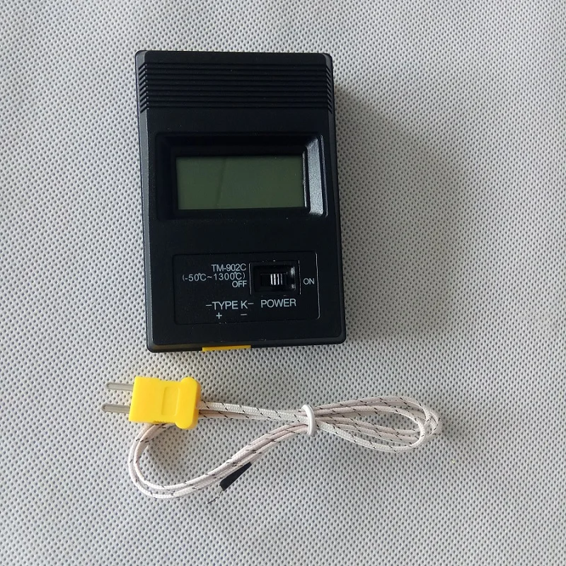 TM-902C K Type Digital LCD Thermometer 50°C to 1300°C with Thermocouple Sensor 
