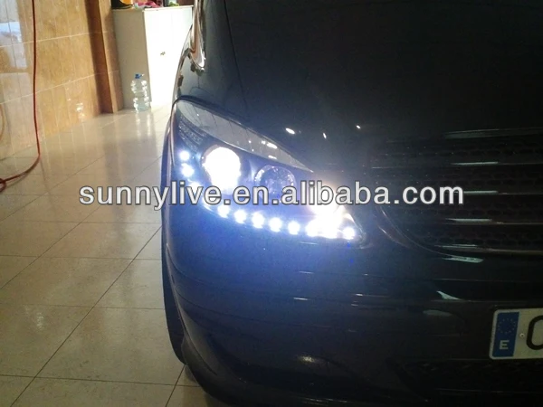 Acquiesce tonehøjde Proportional For Mercedes- Benz. Viano W639 Led Headlamp 2006-2011 Year - Buy Pour  Mercedes- Benz. Viano W639 Product on Alibaba.com