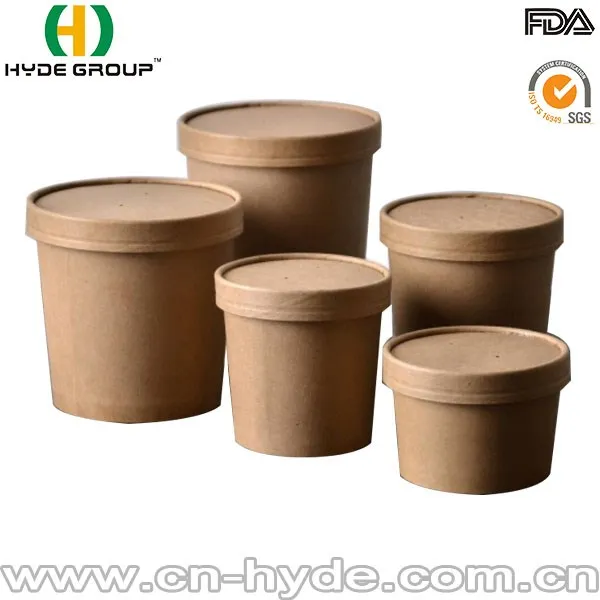 Download 8oz,12oz,16oz,24oz,32oz Kraft Soup Paper Bowl With Kraft Paper Lid - Buy Paper Cup,Soup Cup,Soup ...