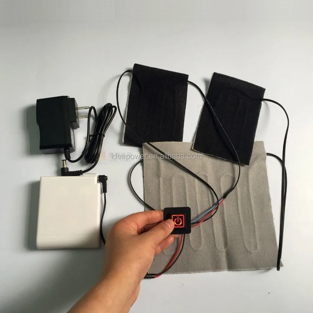 High Quality 12v Battery Powered Heating Pad For Jacket/ Vest Buy
