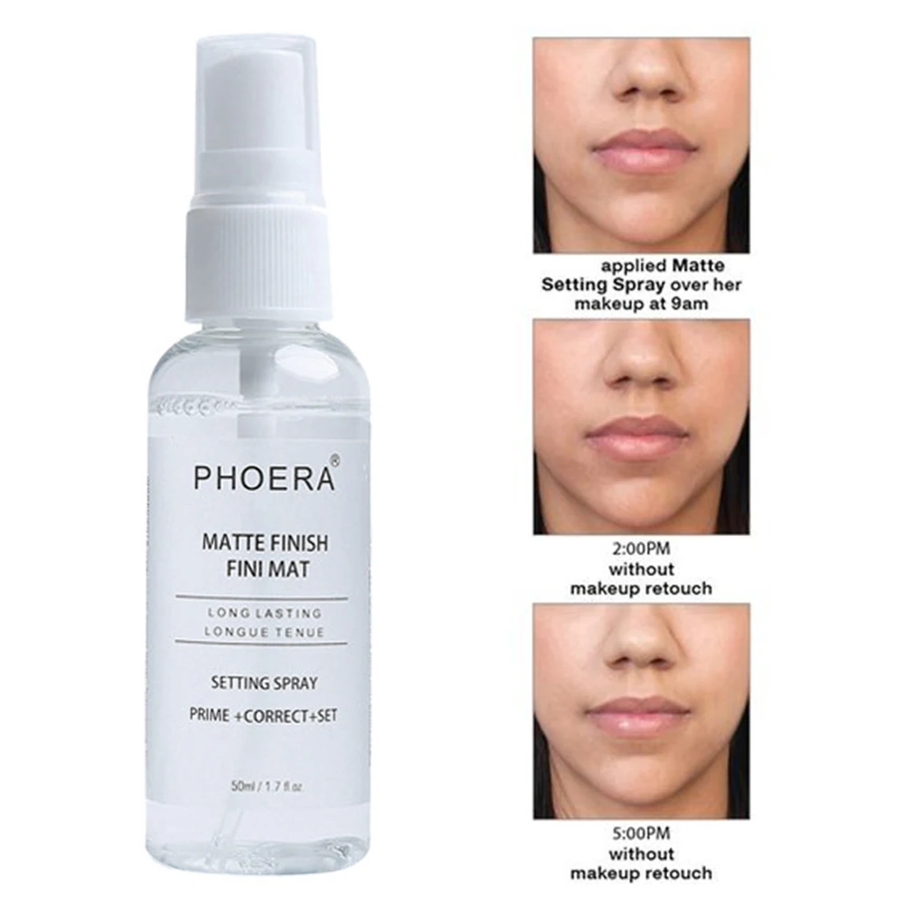 Oem Phoera 50ml Makeup Setting Spray Moisturizing Long Lasting Foundation Fixer Matte Finishing Setting Spray Cosmetic Tslm1 Buy Setting Spray Makeup Setting Spray Moisturizing Setting Spray Product On Alibaba Com