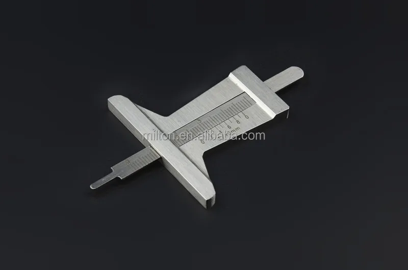 030mm Stainless Tire Depth Gauge Monoblock Tyre Thread Depth Gauge