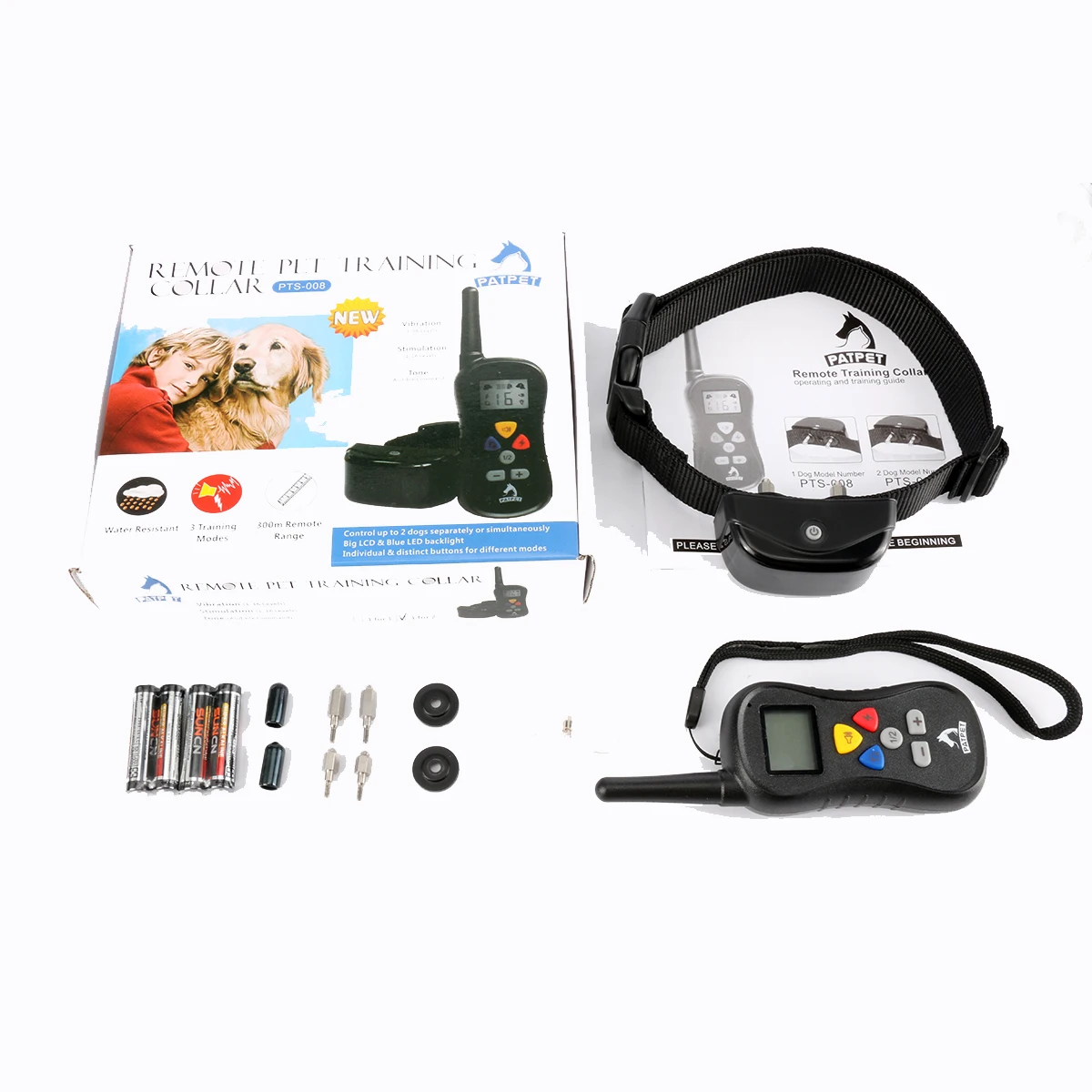 Dog Trainer Petsmart Electric Adjustable Shock Remote Controlled Anti