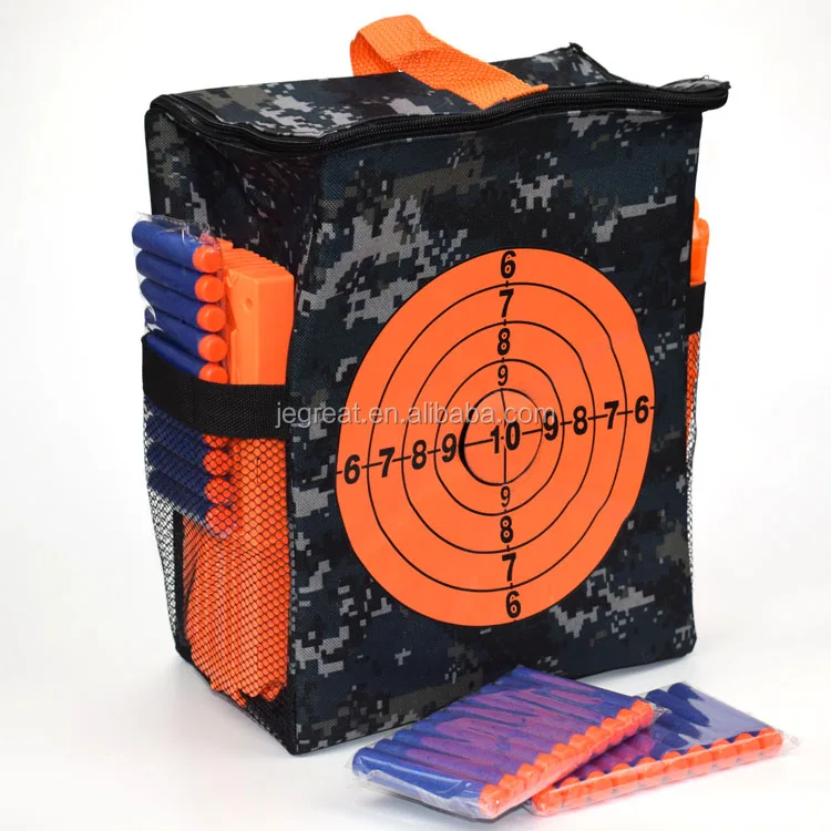 Target Pouch Darts Bullet Storage Equipment Bag For Kids Toy Gun Play Gift 
