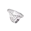 elegant design casting mould finished flower ring with hat