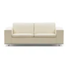 simple design white pu leather sofa set with factory price
