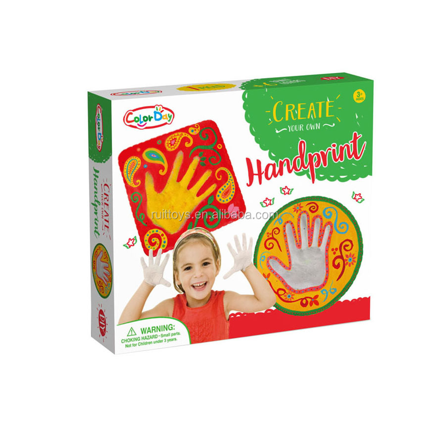 New Creative Toys Diy Plaster Handprint Painting Kit Buy Diy Painting