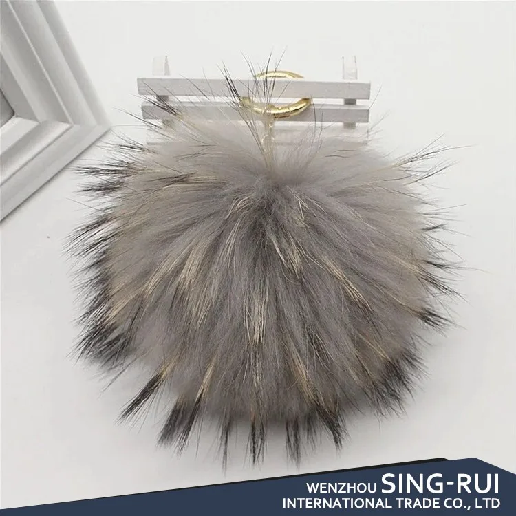 michael kors fur ball keychain