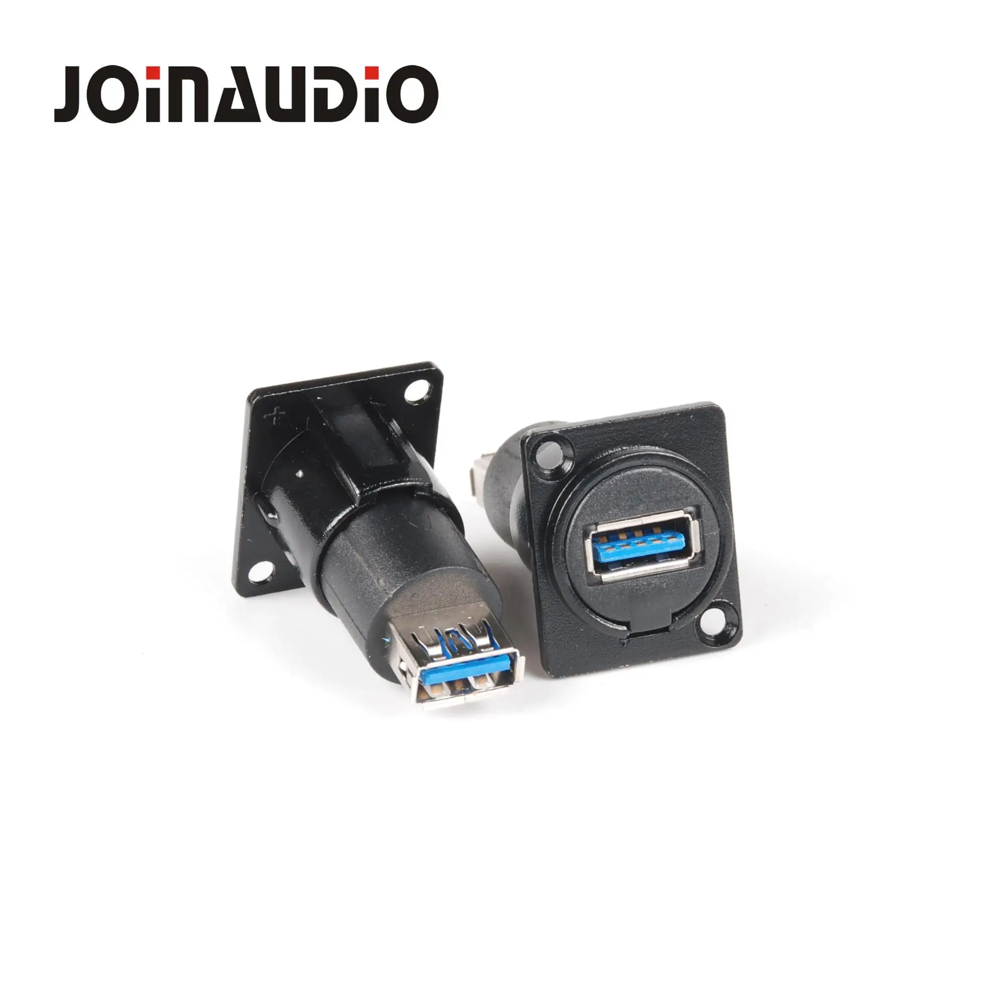 Pass Through Usb 3.0 Wall Mount Usb 180 Straight D Type Data Socket