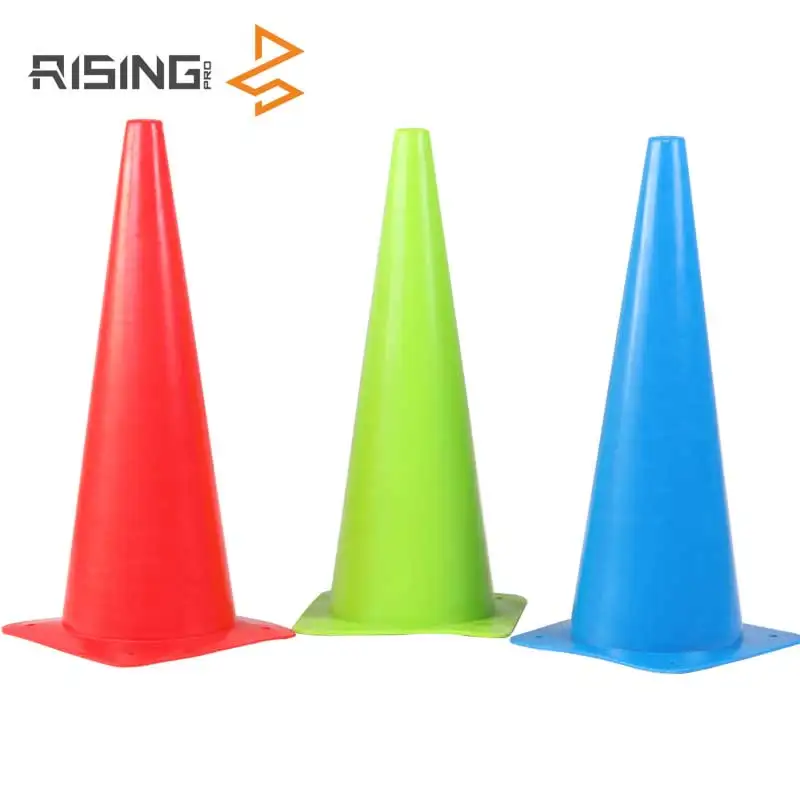 XIHIRCD 15pcs Soccer Cones For Training, Mini Football Disc Cones Flexible Agility Cones Training Marker Cones For Basketball Football Practice Equipment Running Sports Games Kids Skating (5 Colors