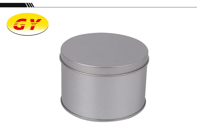 Small cylinder chinese tea tin cans in stock