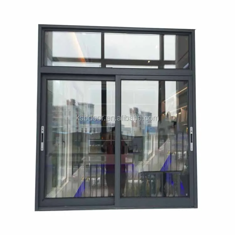 Kenya commercial building material 6mm single tempered glass aluminum sliding windows