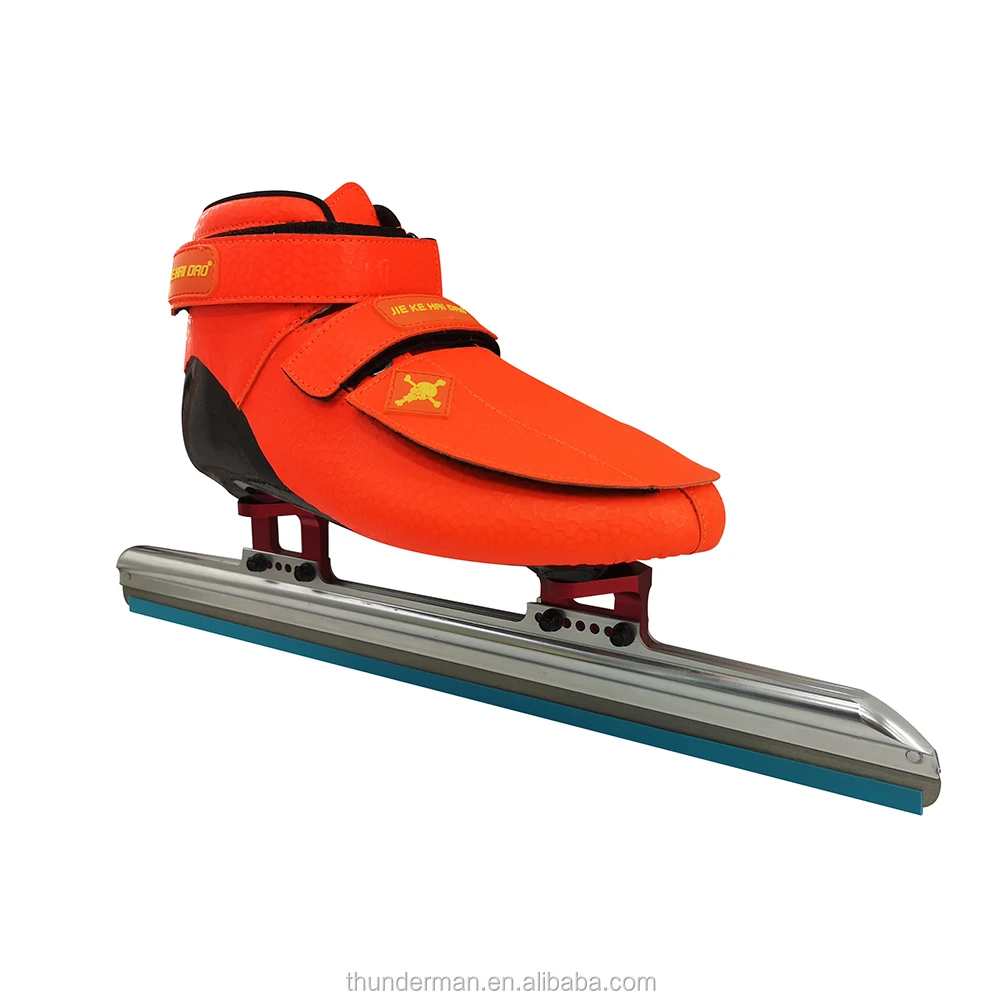 Fashion Fixed Size Ice Speed Skates Racing Sports Ice Skating Handmade