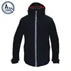 new design 3 layer softshell fabric mens padded ski jacket
