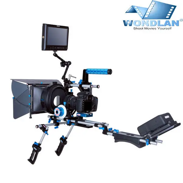 Wondlan SN2.0 Series Professional DSLR Rig Camera Shoulder Rig with handles, shoulder pad, matte box DSLR Rig