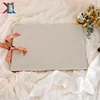Custom Velvet Journal Writing Notebook with Gold Foil and Satin Ribbon Bookmark for Gift