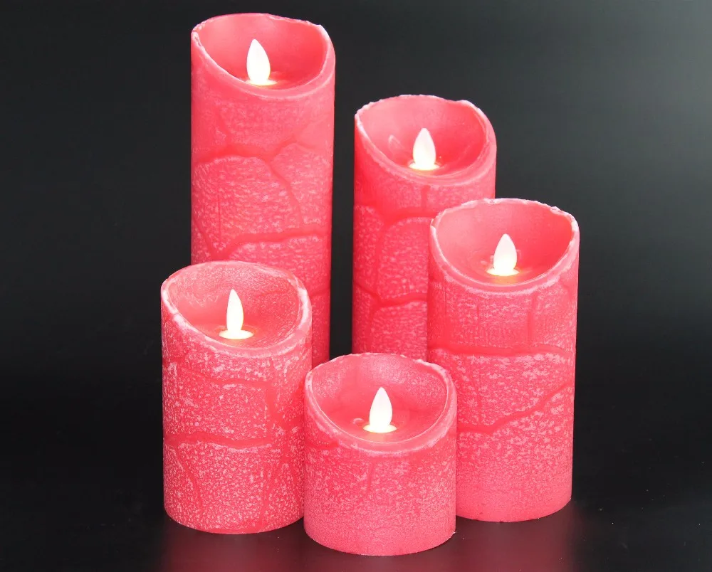 Battery Operated Candles Flameless Led Candles With Moving Wick Pillar Led Candles Buy Battery