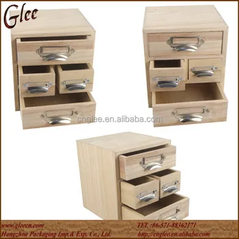 Natural Wood Drawer Box Wooden Tool Box - Buy Wood Drawer 